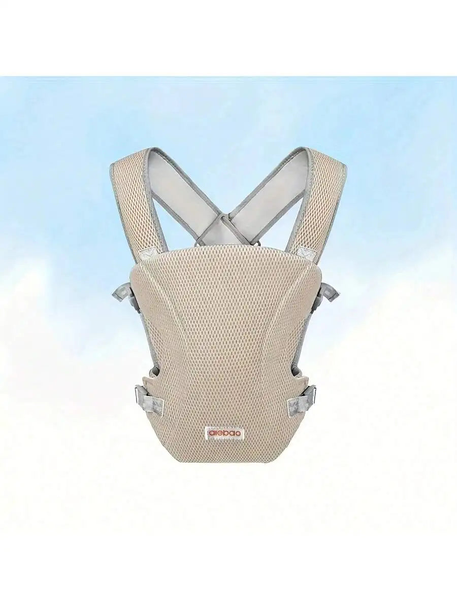 Baby Mesh Carrier, Front-Facing Carrier - Horizontal Carrier with Waist Support, Mesh Design for Better Breathability, Cross-Back Design, Adjustable Shoulder Straps, Lightweight for All Seasons - Multifunctional Front and Bac