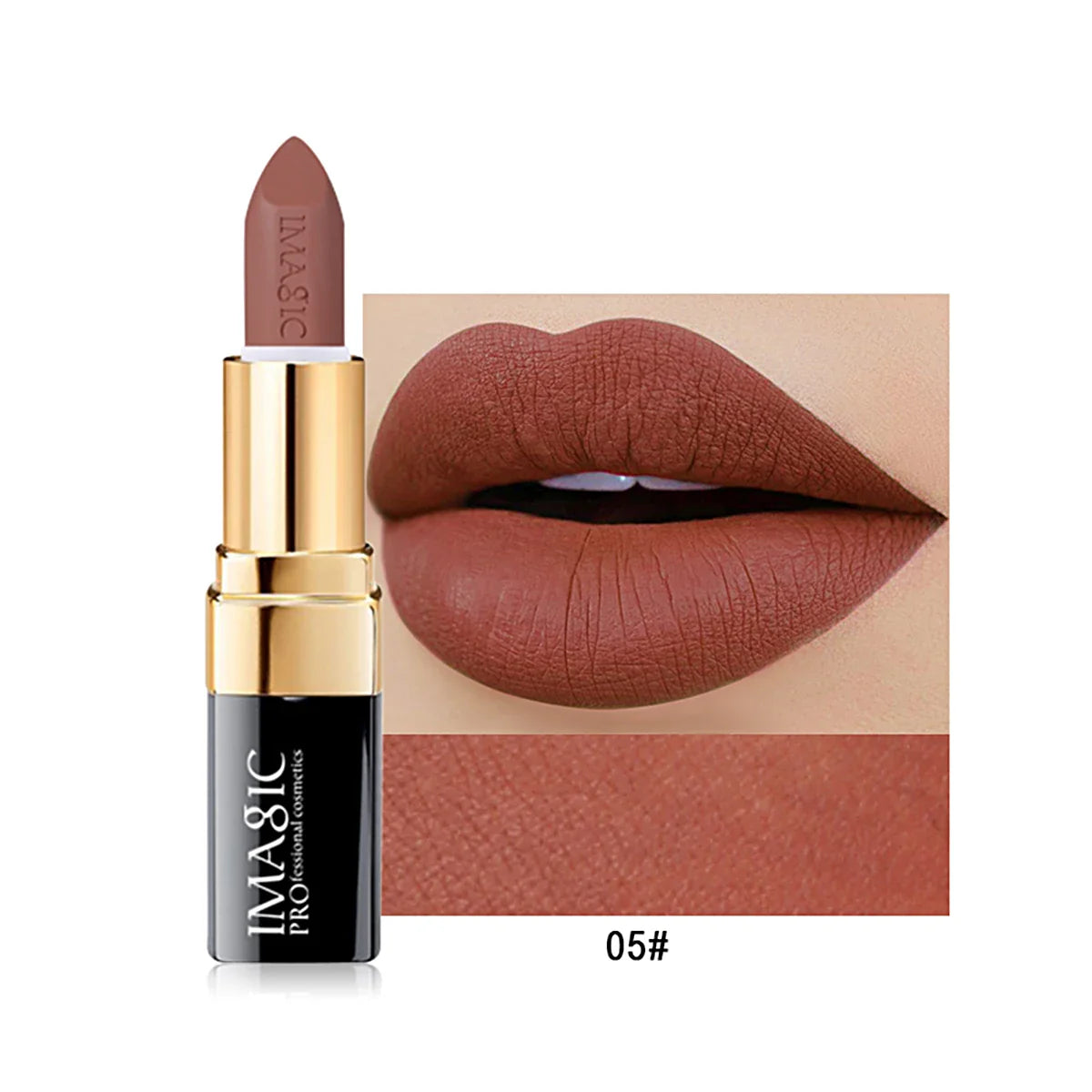 Lipstick Matte Waterproof Velvet Pigment Nude Rouge Waterproof Long Lasting Lip Profissional Cosmetics Beauty