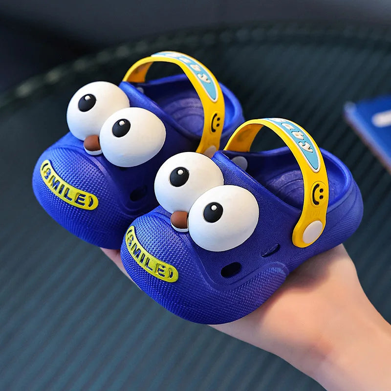 Baby Slippers Cute Princess Garden Children's Shoes Soft Anti slip EVA Children's Beach Shoes