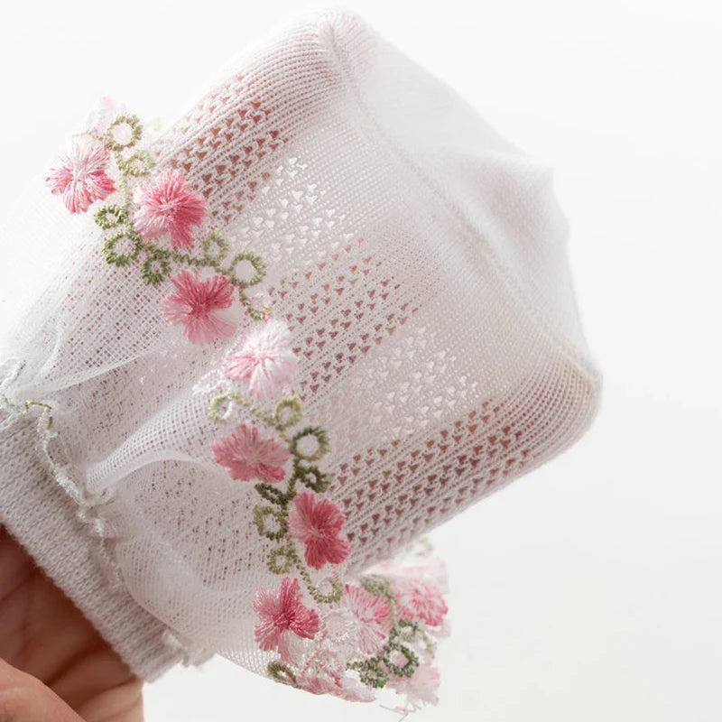 New Children's Socks With Lace Princess Girls Frilly Sock Soft Infant Baby Socken White Socks For Kids 0-10Years High Quality