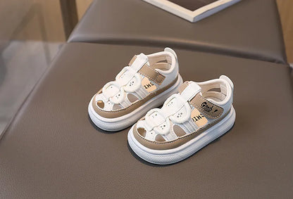Summer Children Shoes Boys Soft Soles Beach Shoes Girl Baby Closed Toe Anti-kick Kids Sandal Summer Platform Sandals