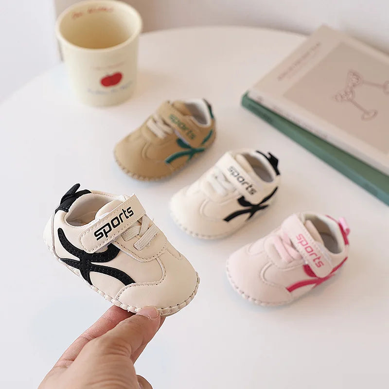 New Style Soft-Soled Baby Shoes for Boys and Girls 0-1 Years Old Anti-Slip Breathable Single Shoes