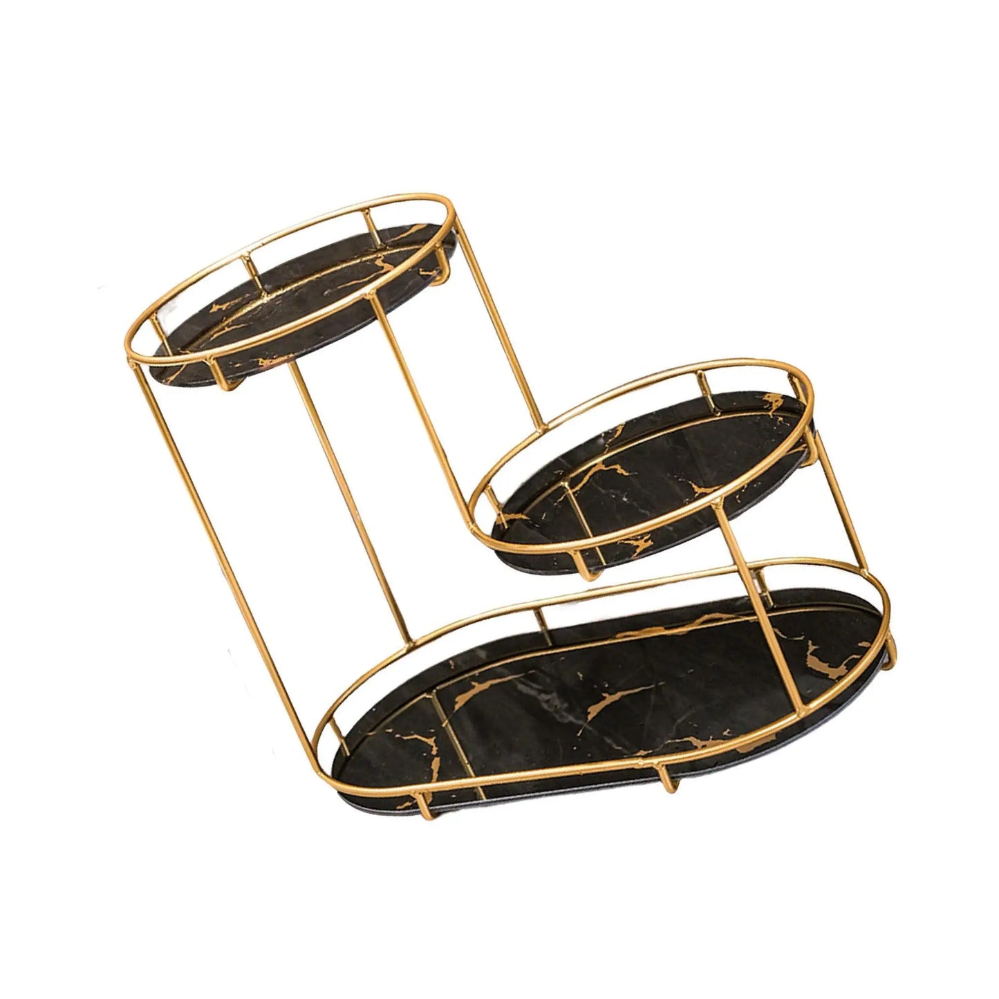 Cosmetic Decorative Tray three tier Perfume Organiser for Bathroom Decor