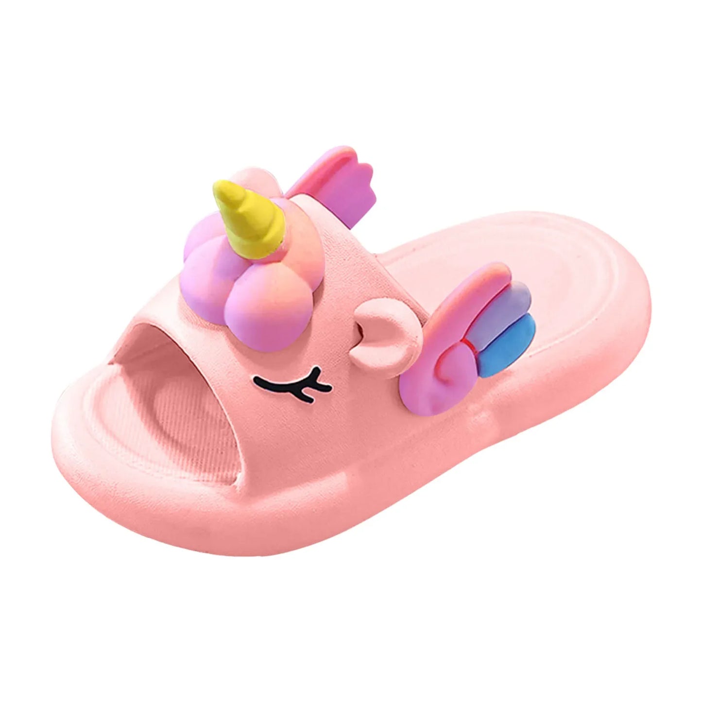 Children'S Slippers Cute Cartoon Baby Indoor Non Slip Thick Bottom Parent Child Slippers Kid Slippers