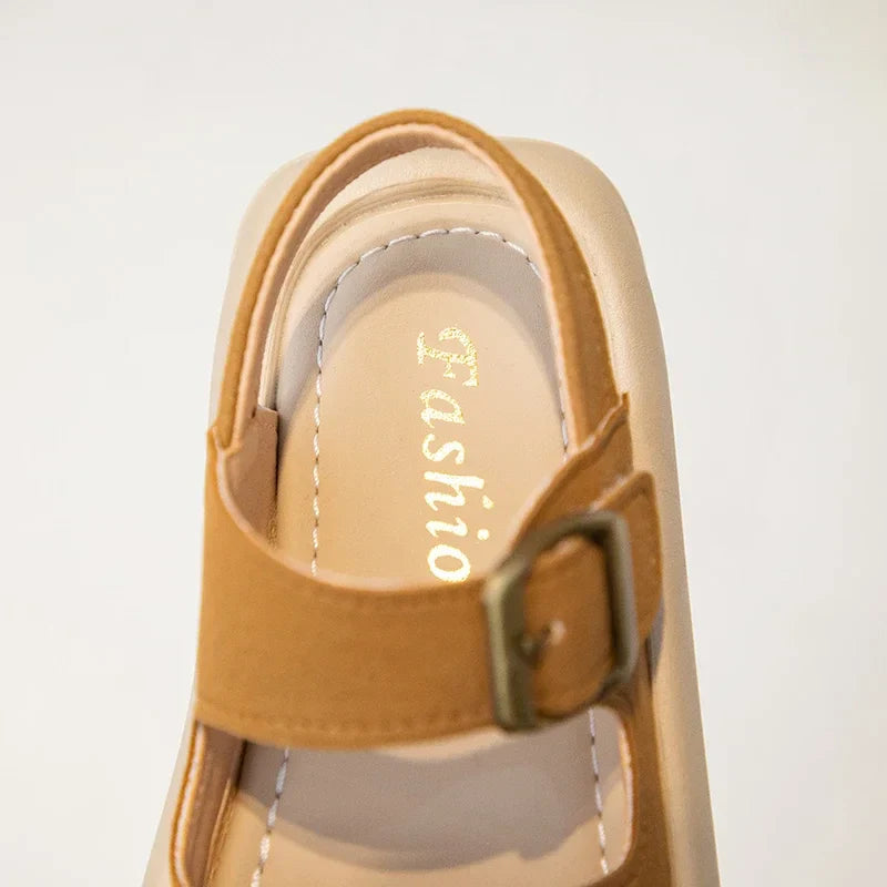 New Fashion Korean Style Soft Sole Anti-slippery Versatile Open-toe Roman Beach Shoes