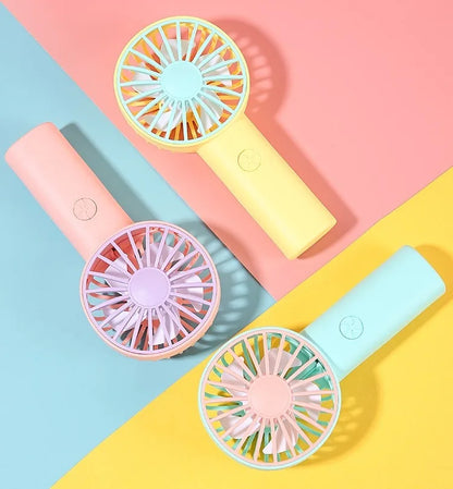 Portable Handheld Fans USB Charging Cartoon Desktop Mini Fan Fisherman Student Summer Outdoor Climbing Fishing Tools Fans