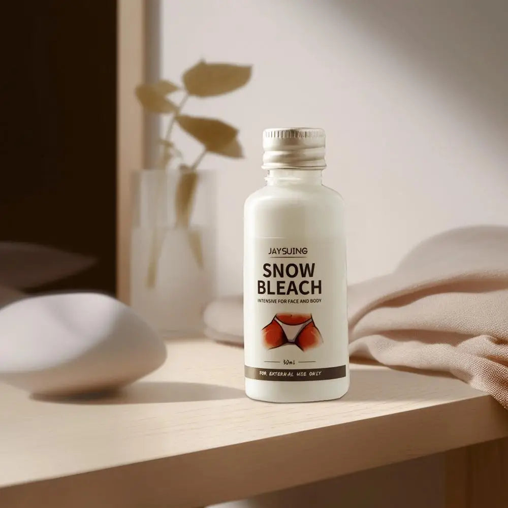 Glowhite Snow Bleach Cream  Hyperpigmentation Lightens Dark Spots Penetrates Skin Layers Brightens Moisturizes Armpit Neck