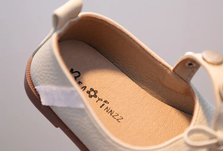 Autumn New Kids Leather Shoes Simple Girl Casual Shoe Comfort Child Performance Shoes