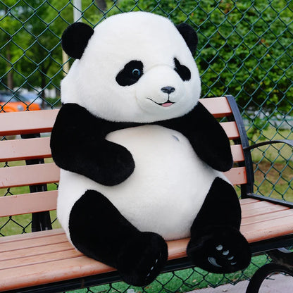 Adorable Base Simulation Lifelike Giant Panda FuBao Plush Toys Kawaii Stuffed Animals Soft Bears Baby Appease Doll Gifts