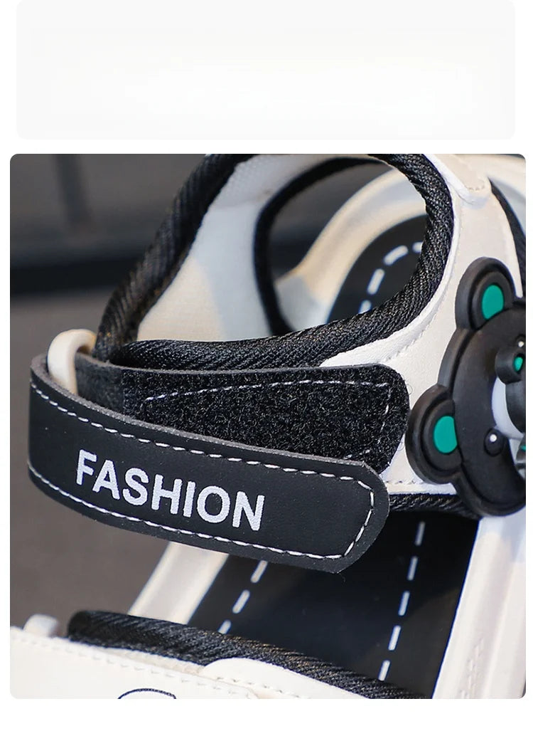 Toddler Sandals For Baby  Boys Girls Sandals Soft-soled Cartoon First Step Footwear For Infant Kids Trend Fashion