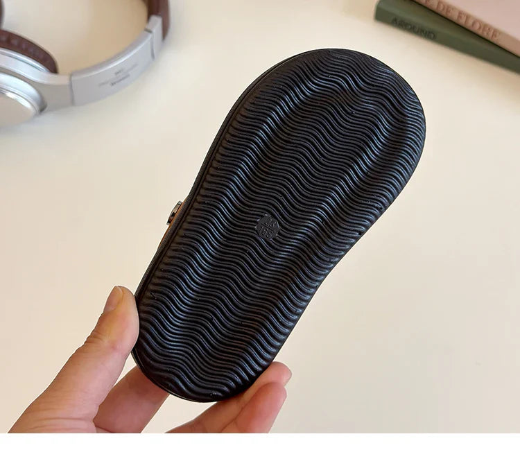 Fashion Spring Child Sandal Summer New Shoe Boy Girl Slippers Soft Bottom Non-slip Kid Shoes Baby Velcro Beach Sandal Slippers