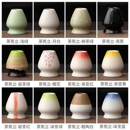 Japanese Tea Whisk Holder Matcha Ceremony Matcha Whisk Container Green Tea Chasen Holder Stand Bowl Teahouse Teaware Supplies