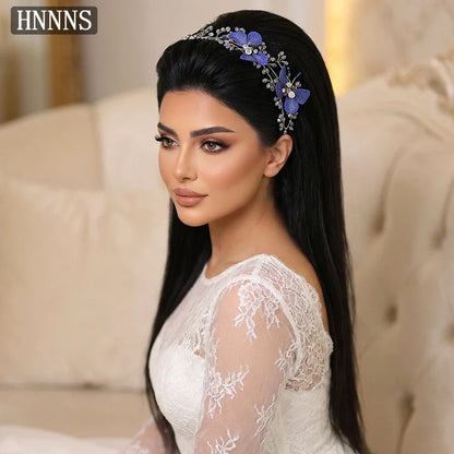 TOPQUEEN Elegant Fairy-Tale Inspired Wedding Hair Accessories Bridal Butterfly Headband Bohemian Women Party Headpiece