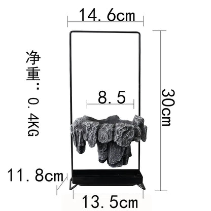 Creative Bamboo Succulent Pot Rich Tree Bonsai Iron Tree Rice Bamboo Indoor Floating Island Suspended Iron Micro Landscape Pot