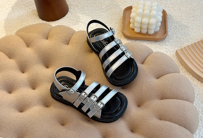 Summer New Collection Forest Girl Shoe Hollow Princess Shoe Fashion Roman Sandals Soft Sole Boy Beach Shoe