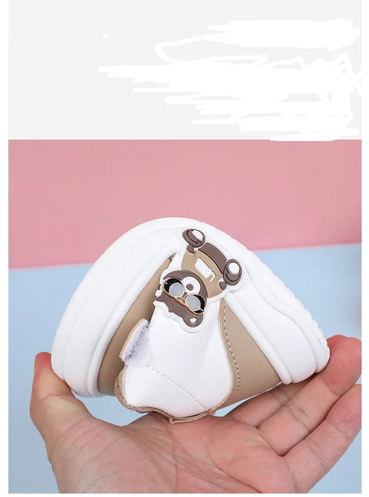 New Baby Girls Sneakers Board Shoes Cartoon Prints Soft Bottom Non-slip Children Casual Walking Shoes Boy Kids Children Shoes