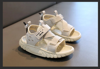 Summer Fashion New Girls Korean Style Casual Beach Shoes Child Outdoor Soft Sole Sandals