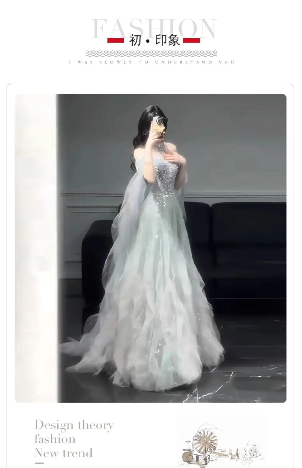 Evening Gown Dress For Women New High-end Light Luxury Niche Heavy Industry High-end Sense Elegant Temperament Host Dress
