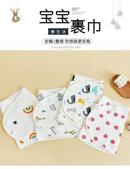 New Baby Swaddle Blanket 0-6 Months Strap Protect Belly Baby Sleeping Blanket Wrap for Newborn