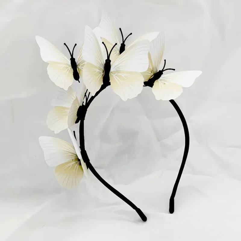 Butterfly Headband Halloween Cosplay Bohemian Wedding Headpiece Photo Props