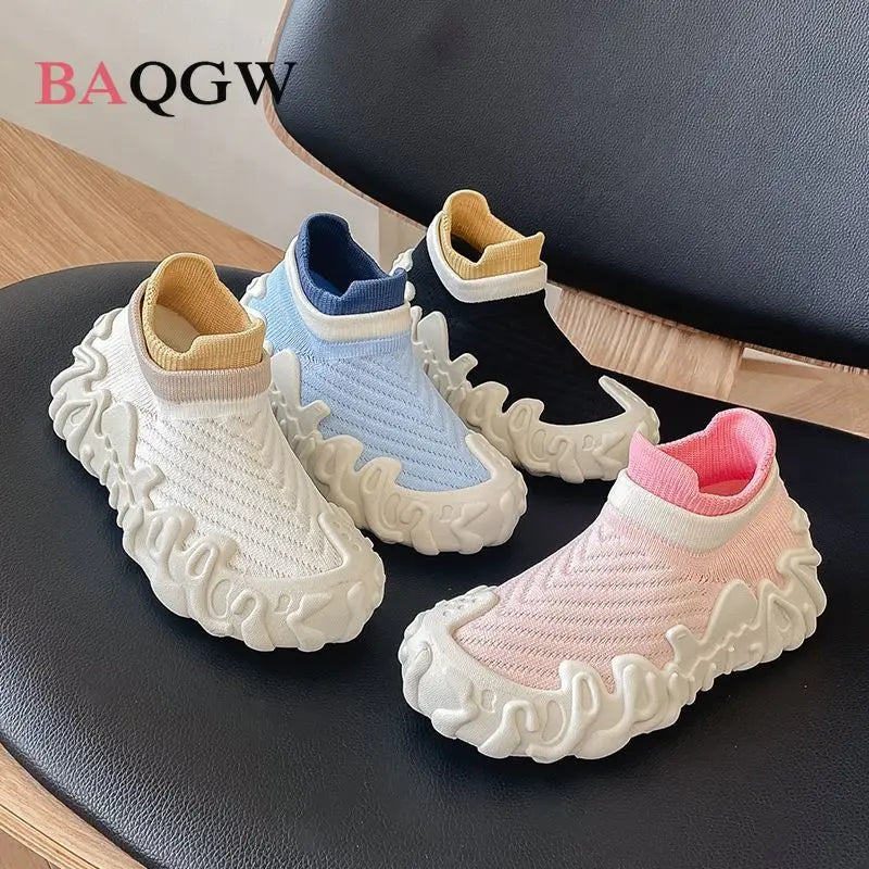 Designer Children's Sports Shoes Non-slip New Tennis Shoes for Girls Fashion Boys Versatile Kids Causal School Running Sneakers