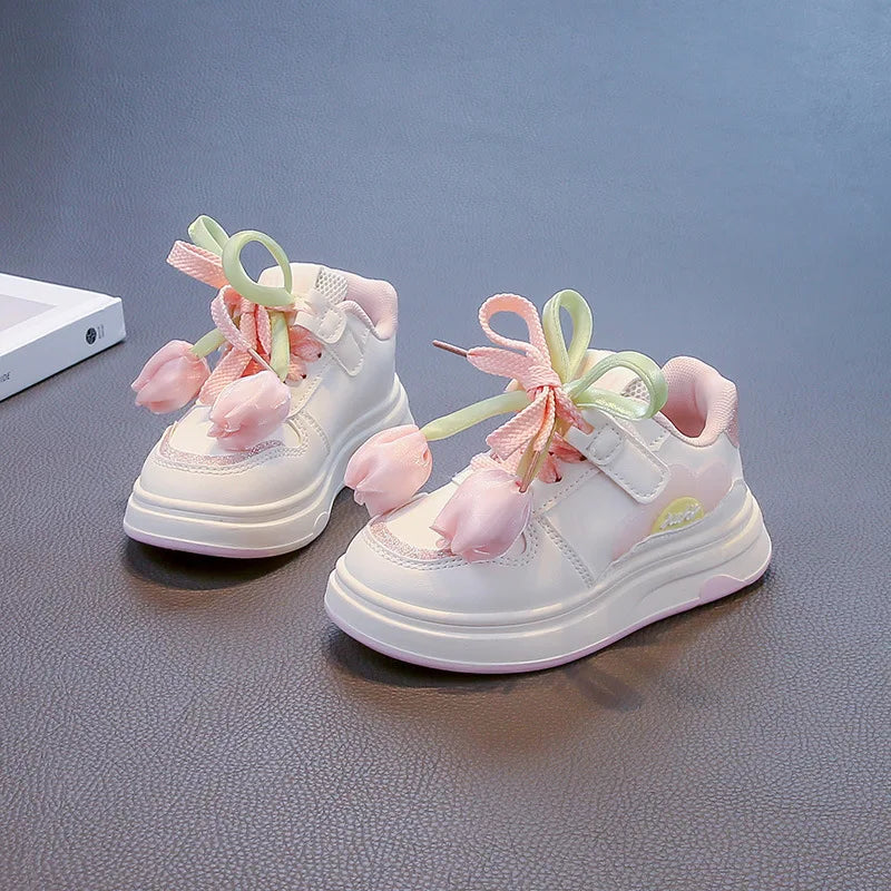 Child Sportshoe Four Season New Korean Version Child Flat Bottomedshoe Casual Girl Slip Fashion Men Women Versatile Runningshoe