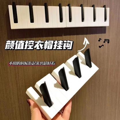Piano Decorative Hook Row Hook, Bedroom Entrance Home Wall Decoration Hanger