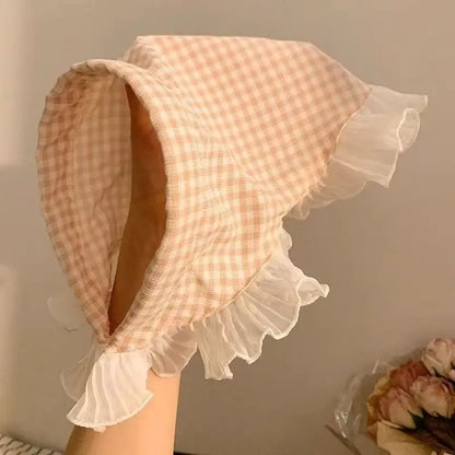 Lace Triangular Hair Scarf Headband Square Headscarf Hairband Turban Bandage Bandana Headband Women Headwarp Hair Accessories