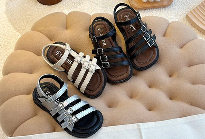 Summer New Collection Forest Girl Shoe Hollow Princess Shoe Fashion Roman Sandals Soft Sole Boy Beach Shoe