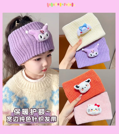 Sanrio Pochacco Kuromi Cinnamoroll Anime Merchandise Creative Cartoon Wash Makeup Hair Band High-Value