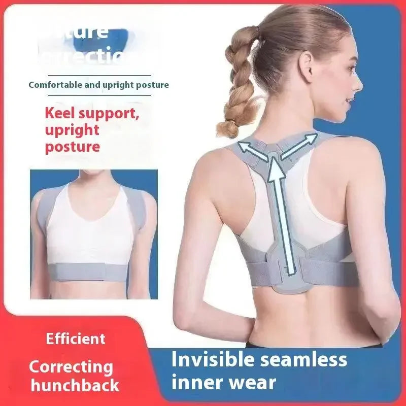 Invisibility Breathable Posture Corrector Belt Adjustable Rectify Posture Back Support Belt Back Neck Brace Posture Training