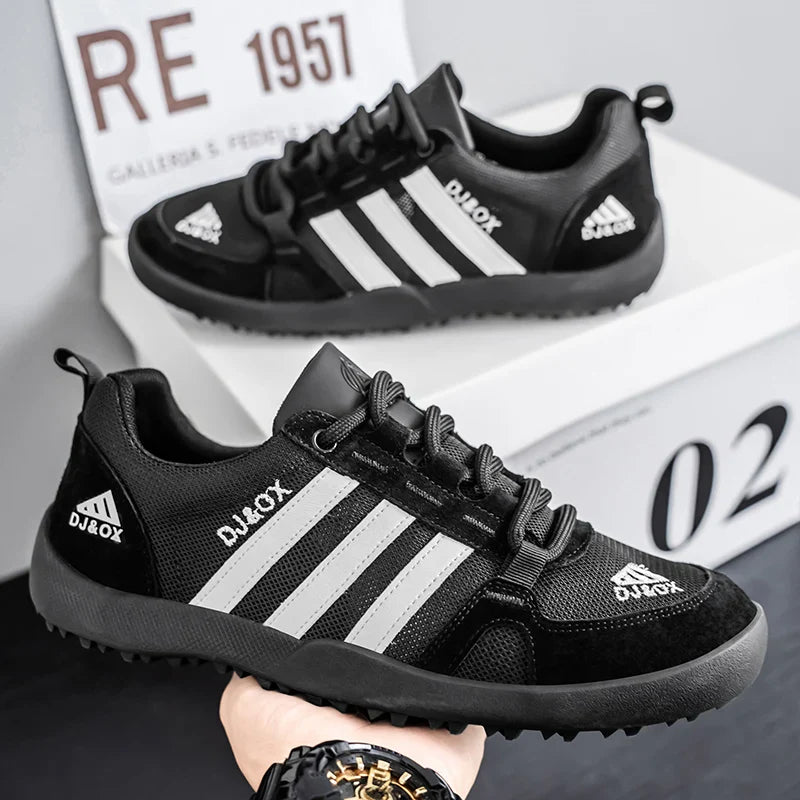 Men's Shoes Fashion Versatile Breathable Board Shoes Thick soled Trendy Casual Shoes  (Available)