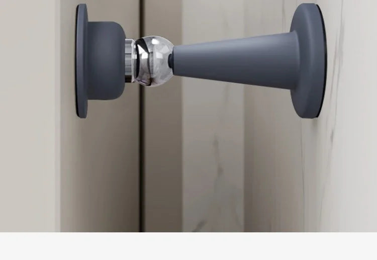 No-drill door stopper for room bedroom door fixed wall protection anti-collision household silicone strong suction floor stopper