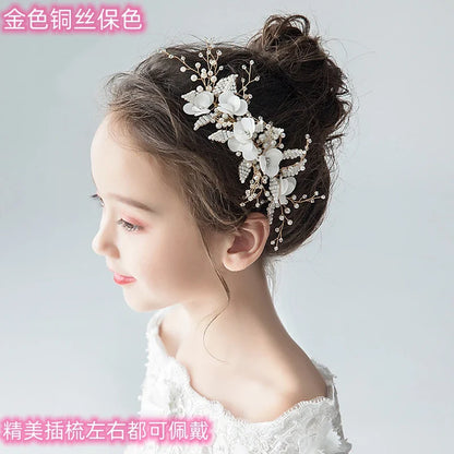 Vintage Pearl Hair Clip for Qipao, Retro Shanghai Style Barrettes, Elegant Hairpin
