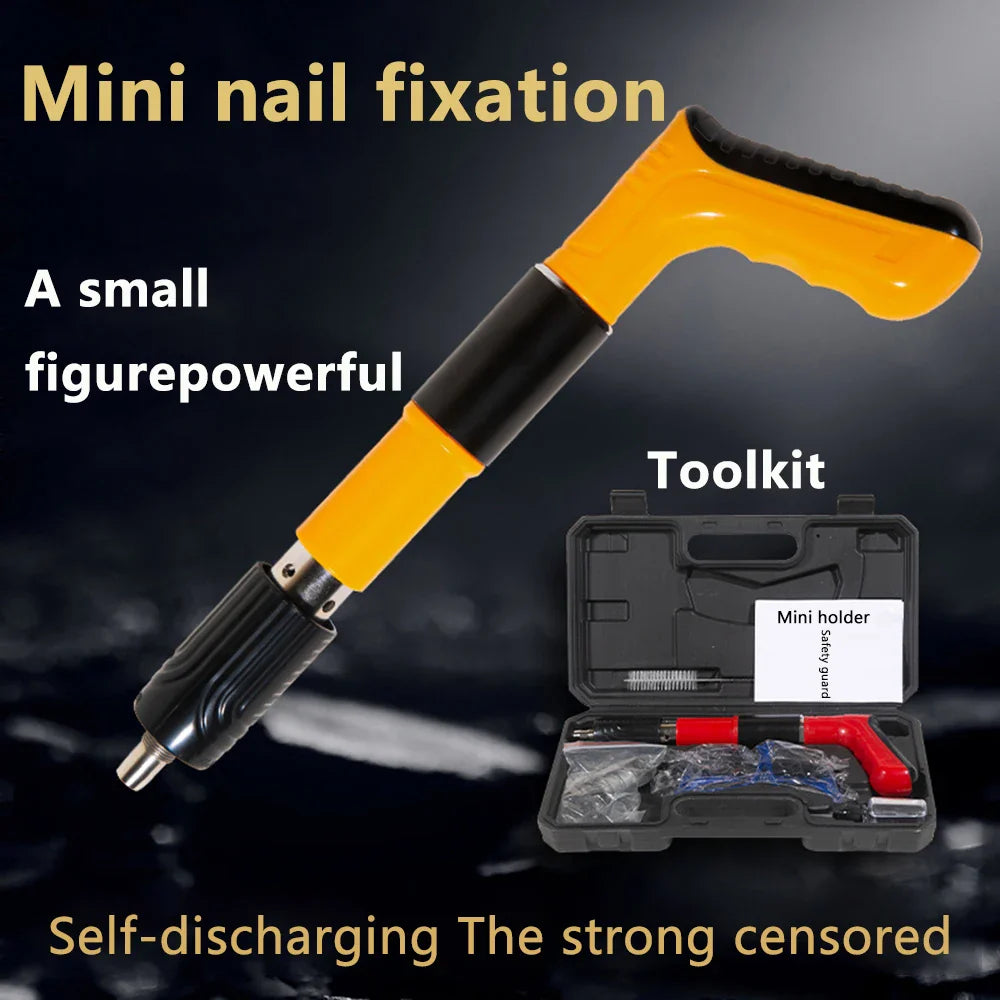 Handheld Powerful Concrete Nail Gun，Dedicated Mini Cannon Nailer，Wall Concrete Nail Gun，Flooring Roofing Framing Palm Gun