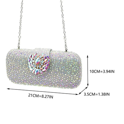 Luxury Designer Pumps Women Full Rhinestone Designer Shoe and Bag Sets From Italy
