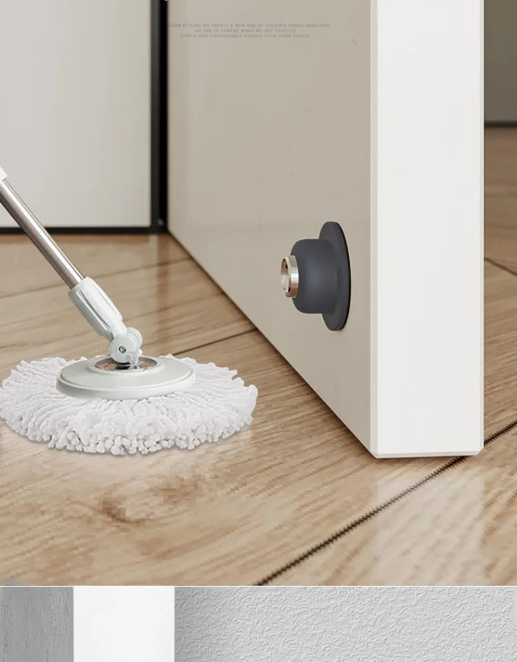 No-drill door stopper for room bedroom door fixed wall protection anti-collision household silicone strong suction floor stopper