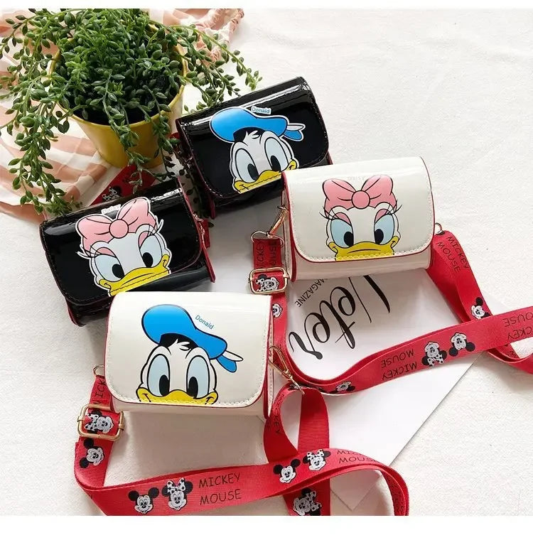 Cartoon Women's Bag Mickey Mouse Pictures Shoulder Bags Cute Girl Messenger Bag Coin Purse Fashion Anime Women Bags Gifts