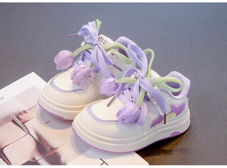Child Sportshoe Four Season New Korean Version Child Flat Bottomedshoe Casual Girl Slip Fashion Men Women Versatile Runningshoe