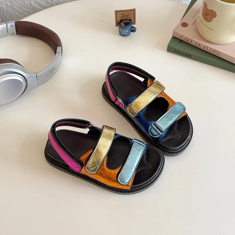 Children Shoes Hemp Rope Set Foot Beach Sandals Outdoor All-match Casual Slippers Large Size Baby Girl Shoes