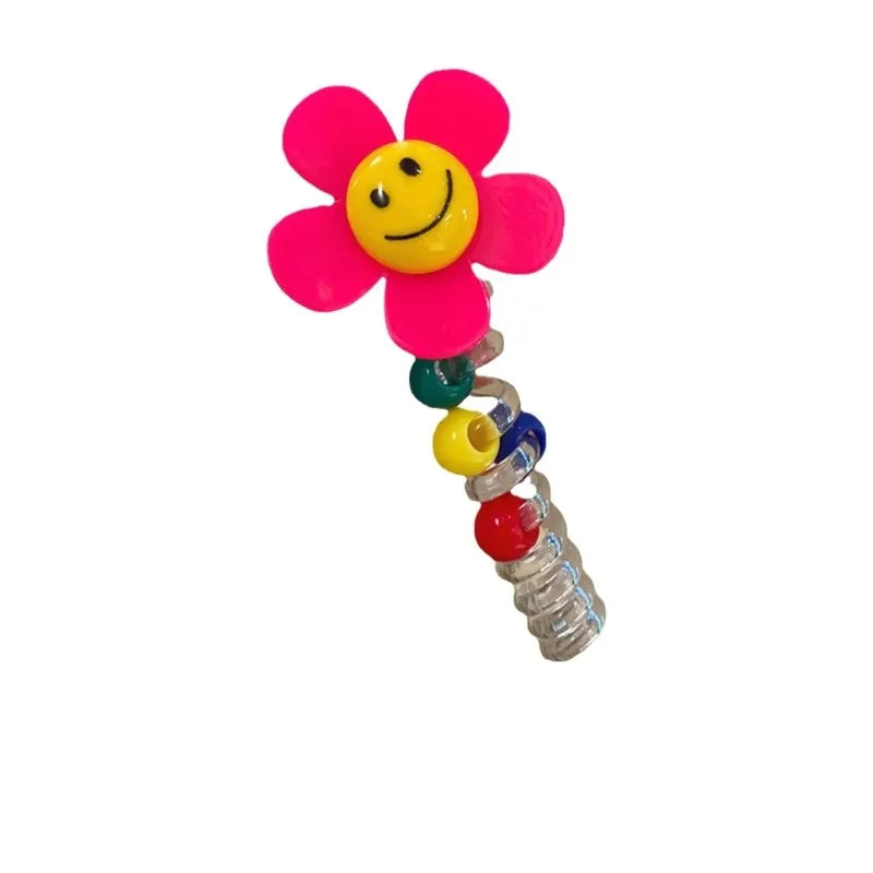 Spring Summer Sweet Hairstring Hair Sunflower Bubble Braid Braiding Artifact Tycho Candy Color Phone Line Hairband Для Волос