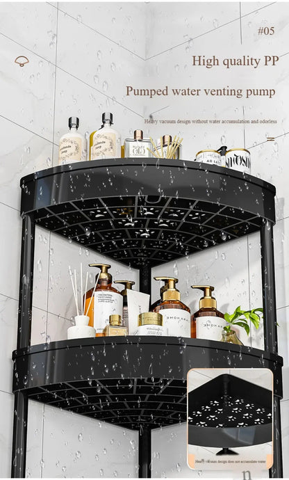 Tier Storage Shelf Rolling Cart Movable Bathroom Corner Triangle Shelfs Bathroom Corner Cabinet Shelf Rolling Storage Cart
