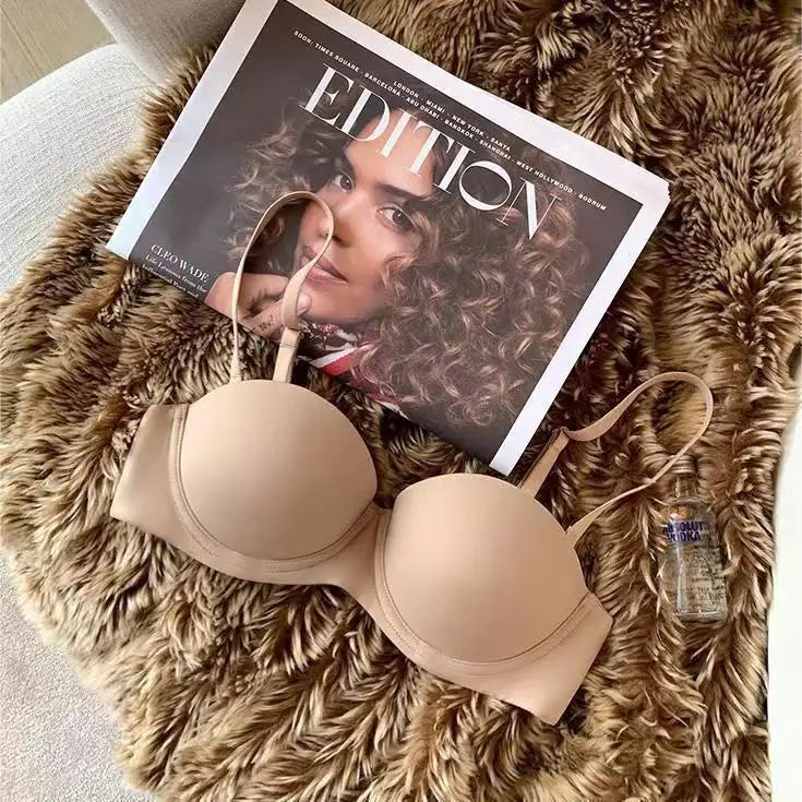 Seamless Bras For Women Underwear Push Up Bra 1/2 Cup Bralette Comfort Soft Invisible Brassiere Non-wire Simple Sexy Lingerie