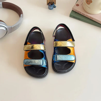 Children Shoes Hemp Rope Set Foot Beach Sandals Outdoor All-match Casual Slippers Large Size Baby Girl Shoes