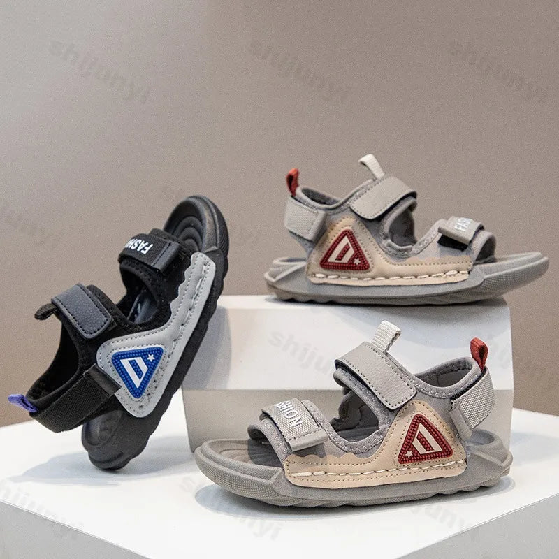 Summer New Fashion Trend Outdoor Beach Soft Sole Breathable Kids' Shoes Comfortable Cool Sneakers