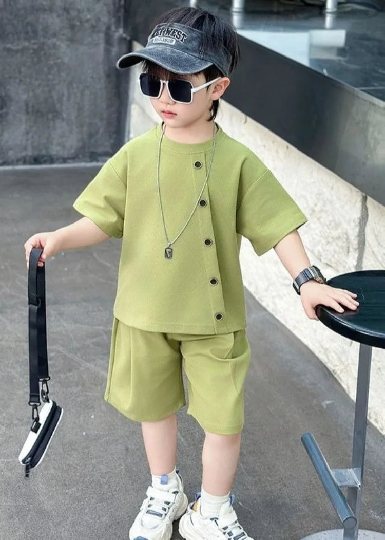 Boys 7 Kids Set Boy's Suit Child Outfit Boys' Summer Shirts Fashion Children Casual Clothes 4 Clothing Toddler Boy