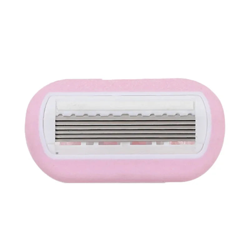 Safe Soap Head Shaver Colorful Shell Design for Summer Underarm Bikini Trimming Women's Private Area Hair Remover