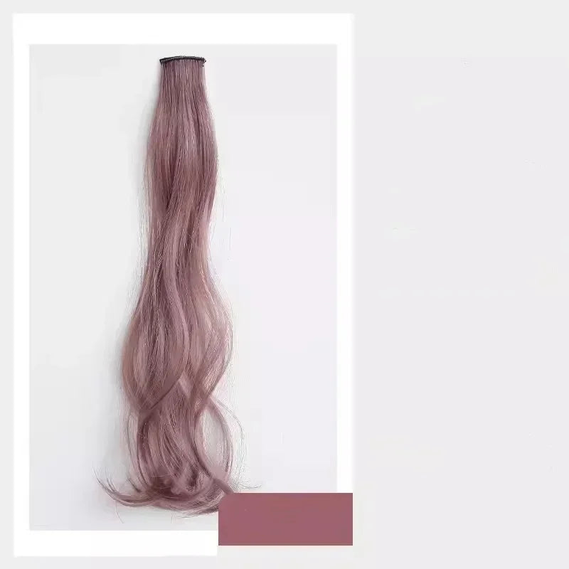 Sweet Kids Girl Wigs Hair Clip Cute Cool Candy Color Braid Wigs Hair Pin Hanging Ears Hair Dyeing Wig Headwear