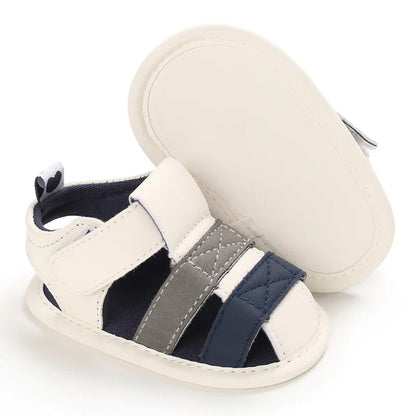 Baby Shoes For Boys and Girls  Summer With Perforated Sandals and Non Slip Soft Soles For Learning To Walk