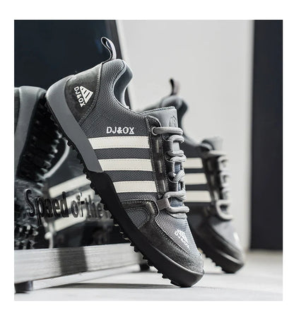Men's Shoes Fashion Versatile Breathable Board Shoes Thick soled Trendy Casual Shoes  (Available)